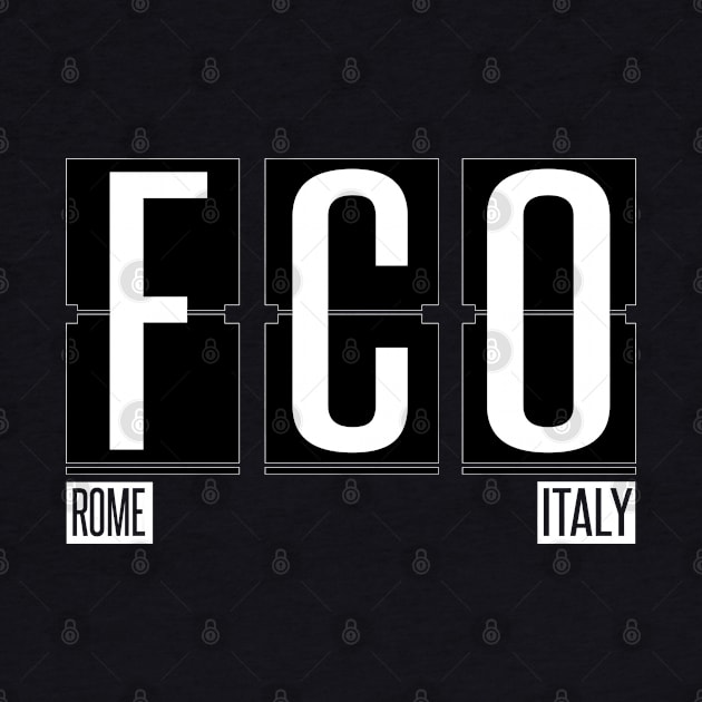 FCO - Rome Italy Souvenir or Gift Shirt Apparel by HopeandHobby